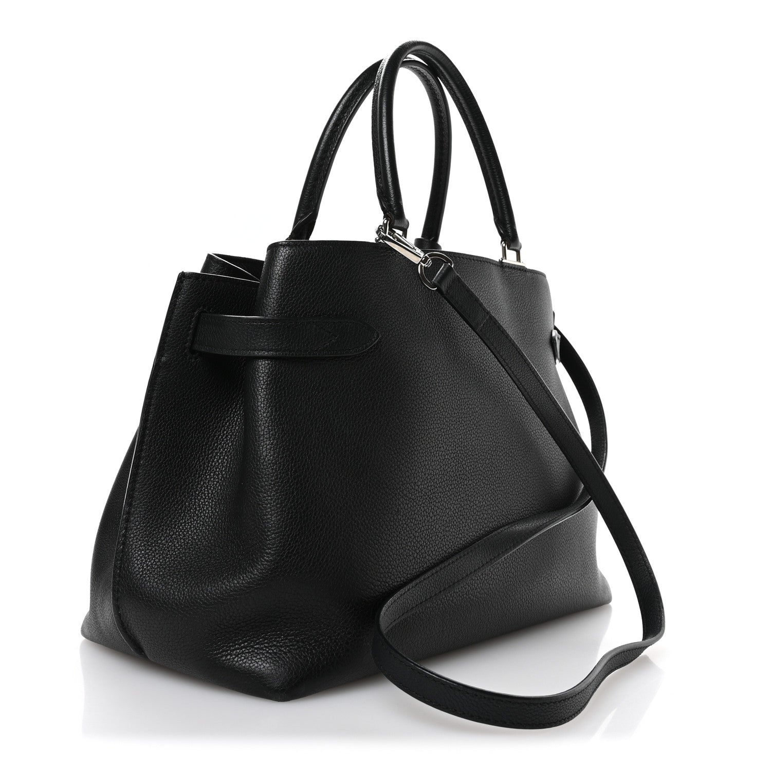 Louis Vuitton Calfskin Lockme Day Black 3 of 11