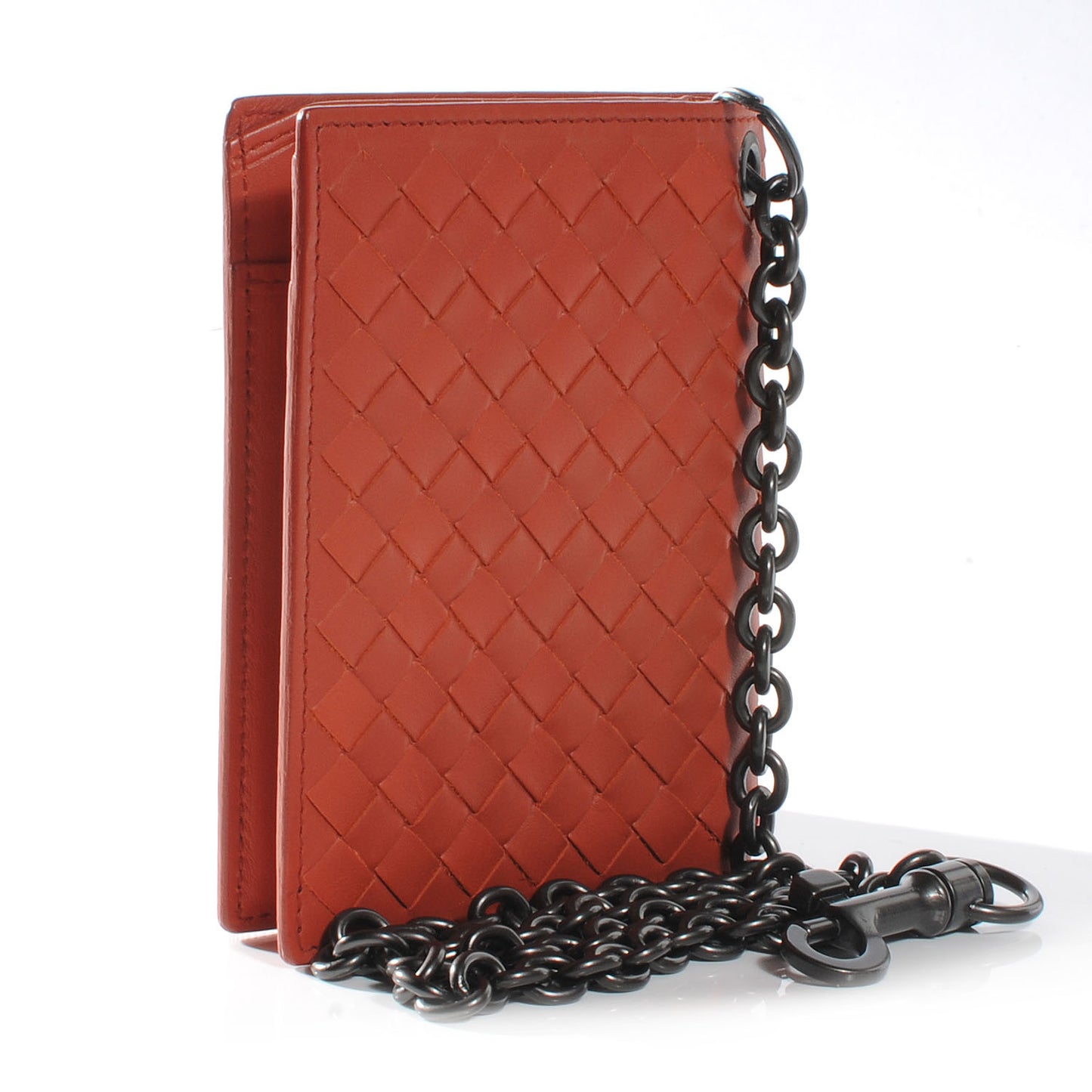 Intrecciato Wallet With Chain Pompei