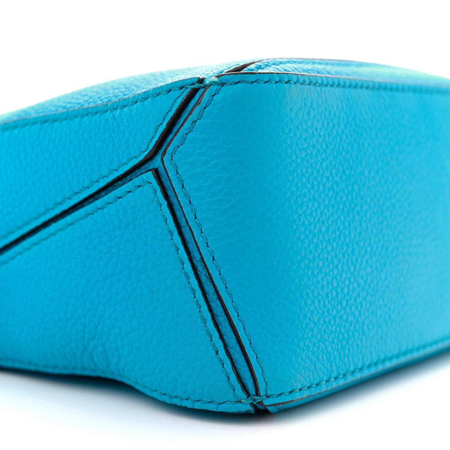 Loewe Calfskin Mini Puzzle Bag Cyan Cyan 8 of 10