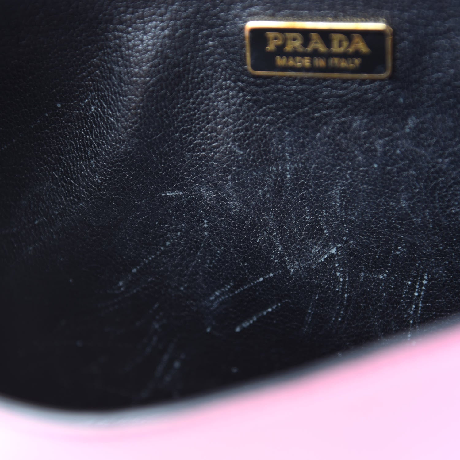 Prada City Calf Saffiano Cahier Bag Geranio Black 8 of 10
