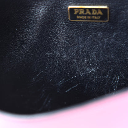 Prada City Calf Saffiano Cahier Bag Geranio Black 8 of 10