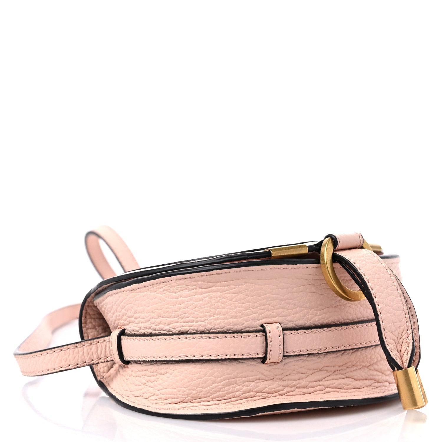 Chloe Calfskin Nano Marcie Saddle Bag Misty Lavender 4 of 8