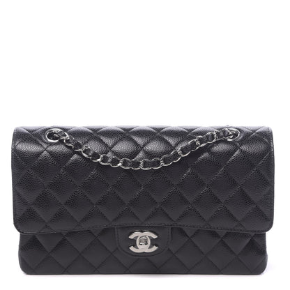 Chanel Caviar Quilted Medium Double Flap Black 1 of 10