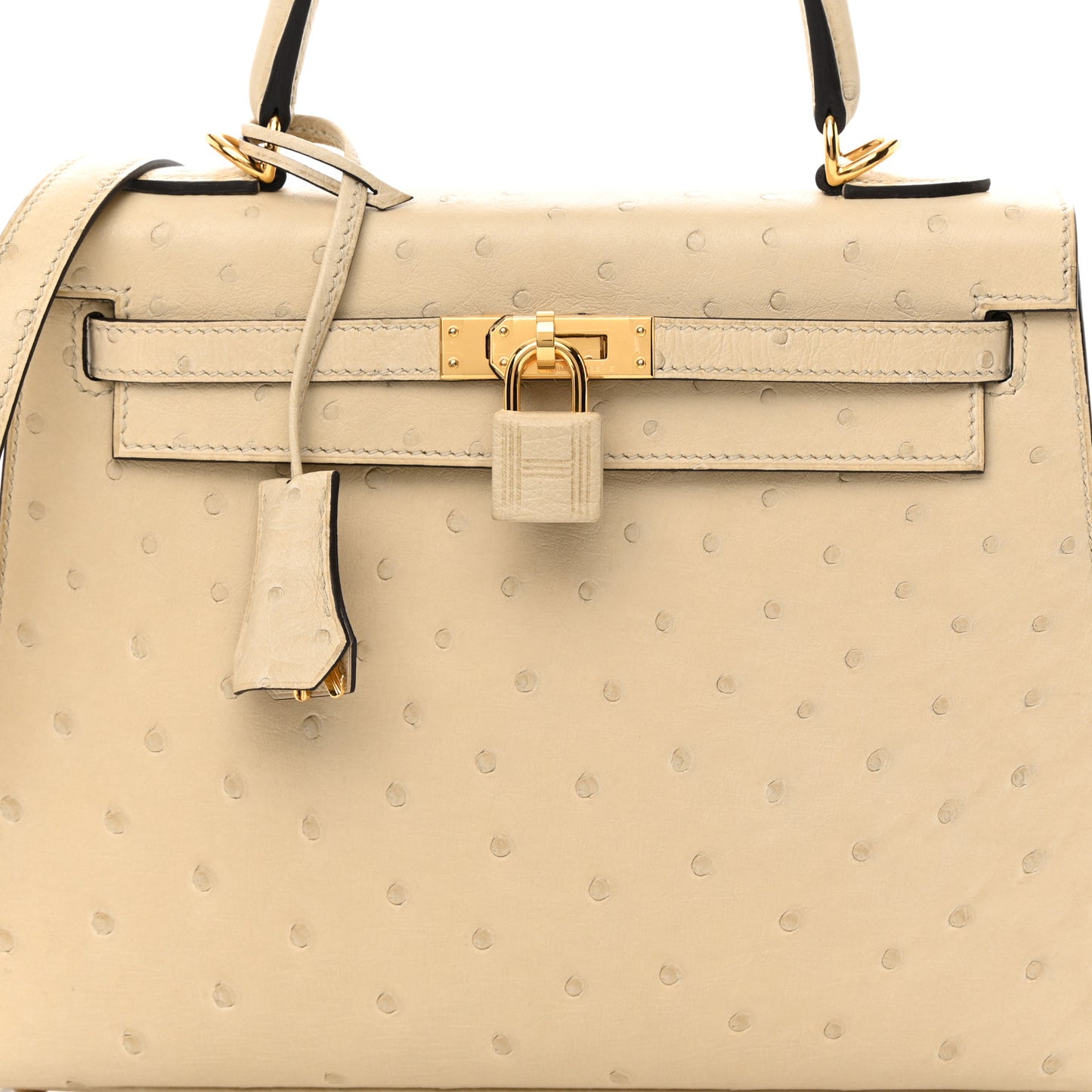 Ostrich Kelly Sellier 25 Parchemin