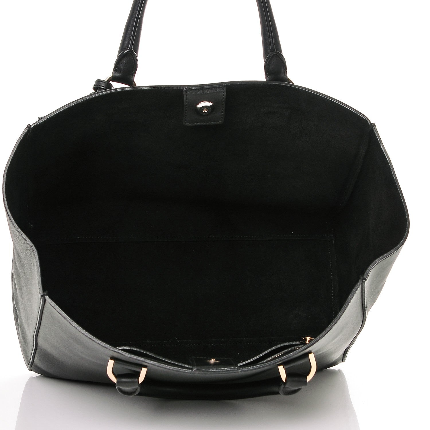 Mulberry Silky Calf Medium Willow Tote Black 5 of 6