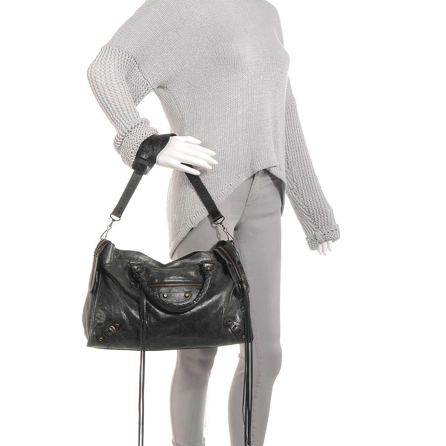 Balenciaga Agneau City Anthracite 2 of 9