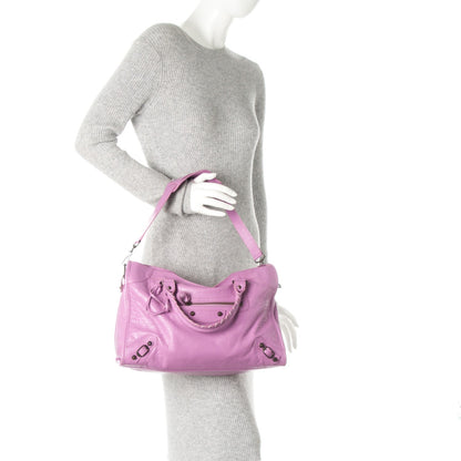 Balenciaga Agneau Classic Hardware City Rose Berlingot 3 of 8