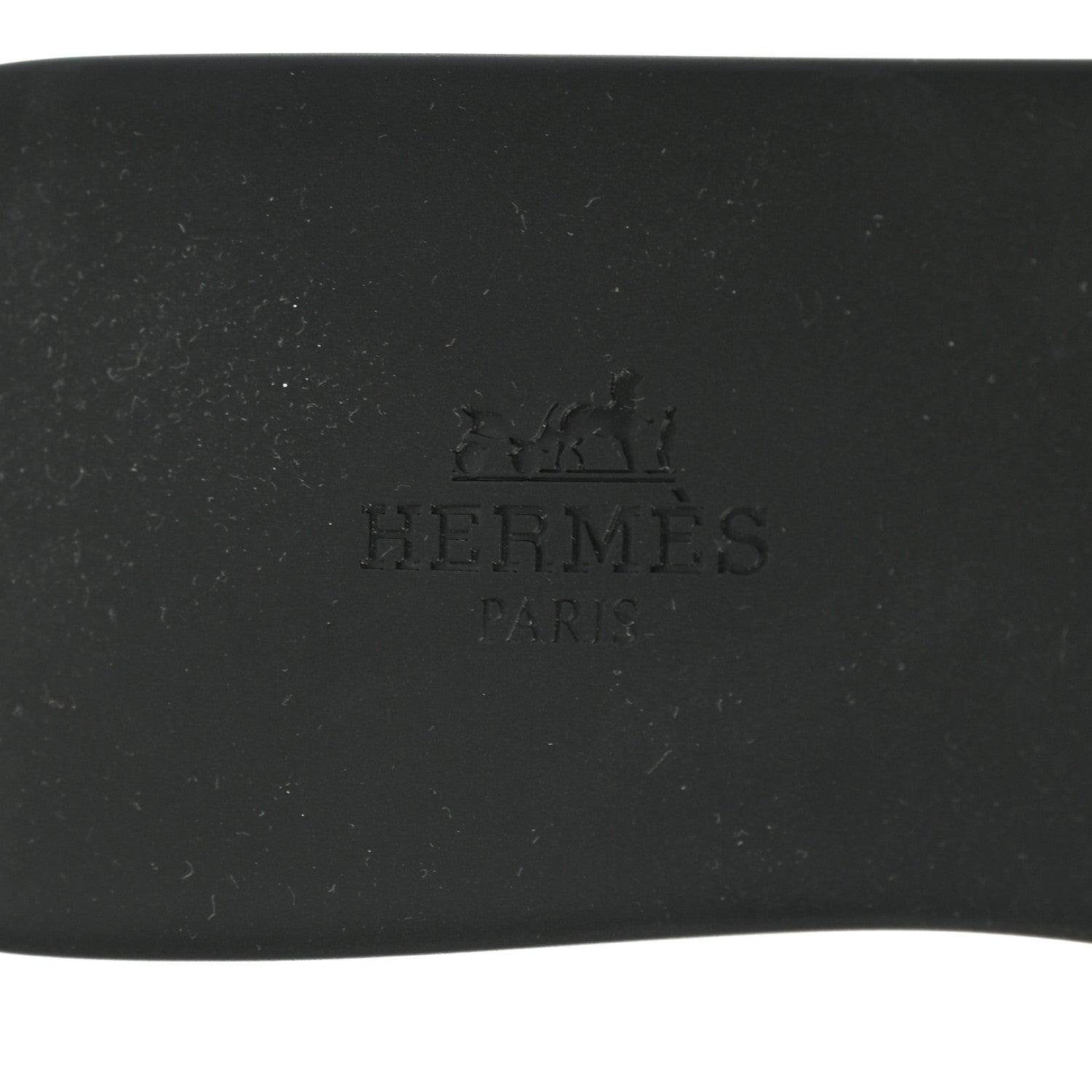 Hermes Rubber Aloha Sandals 40 Black 7 of 8