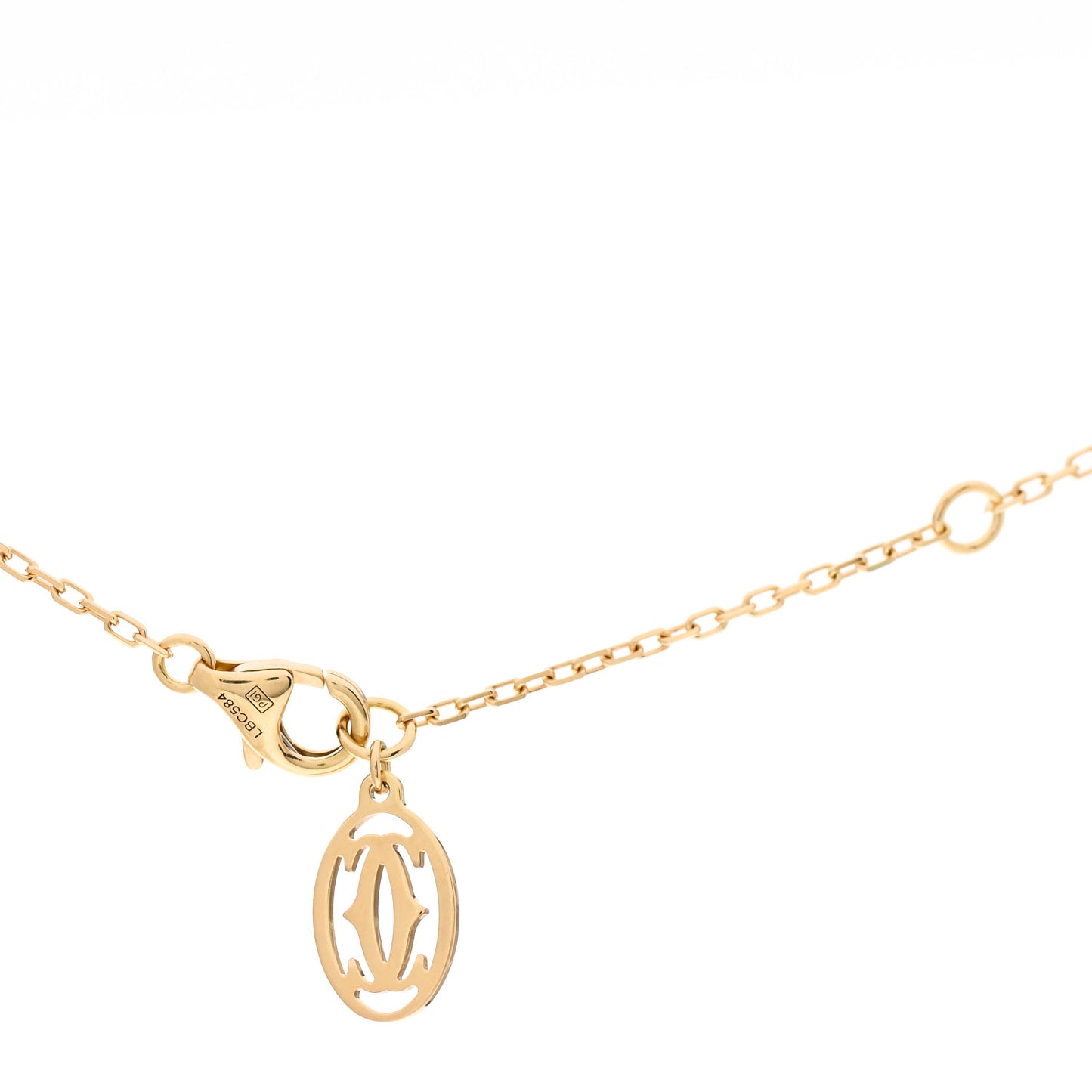 18K Yellow Gold Diamond SM D'Amour Pendant Necklace