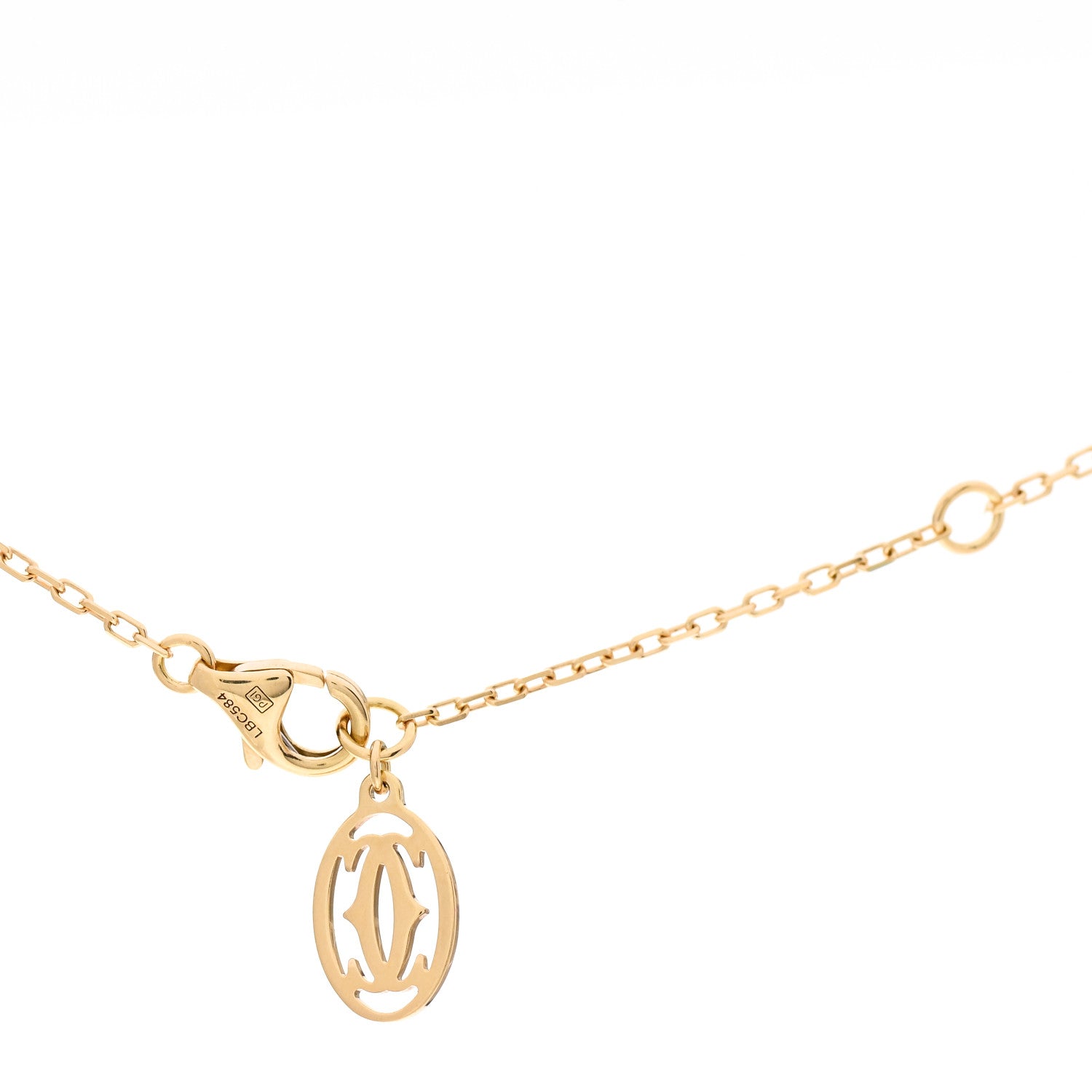 Cartier 18K Yellow Gold Diamond SM D'Amour Pendant Necklace 4 of 4