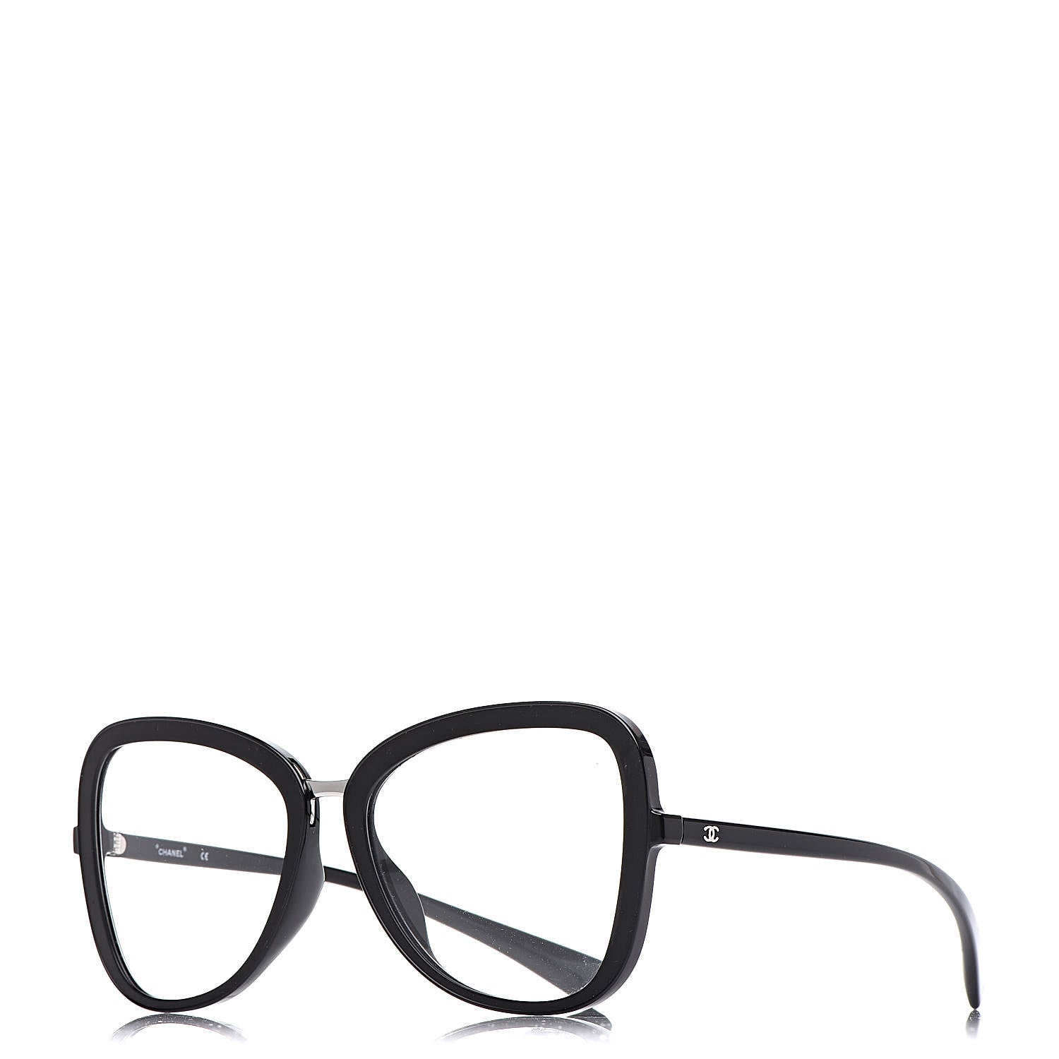 Chanel Clip On Sunglasses 71231A Black Grey 2 of 11