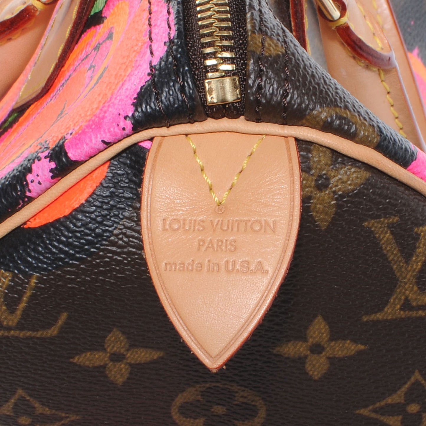 Monogram Roses Speedy 30