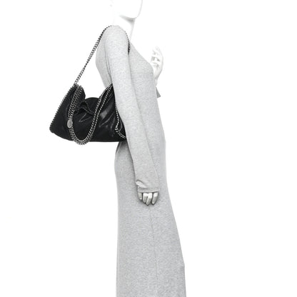 Stella McCartney Shaggy Deer Falabella Fold Over Tote Black 2 of 9