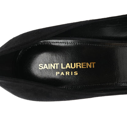 Saint Laurent Suede Zoe 85 Pumps 41 Black 7 of 8