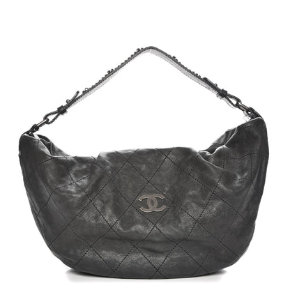 Chanel Caviar Large Outdoor Hobo Black 1 of 8