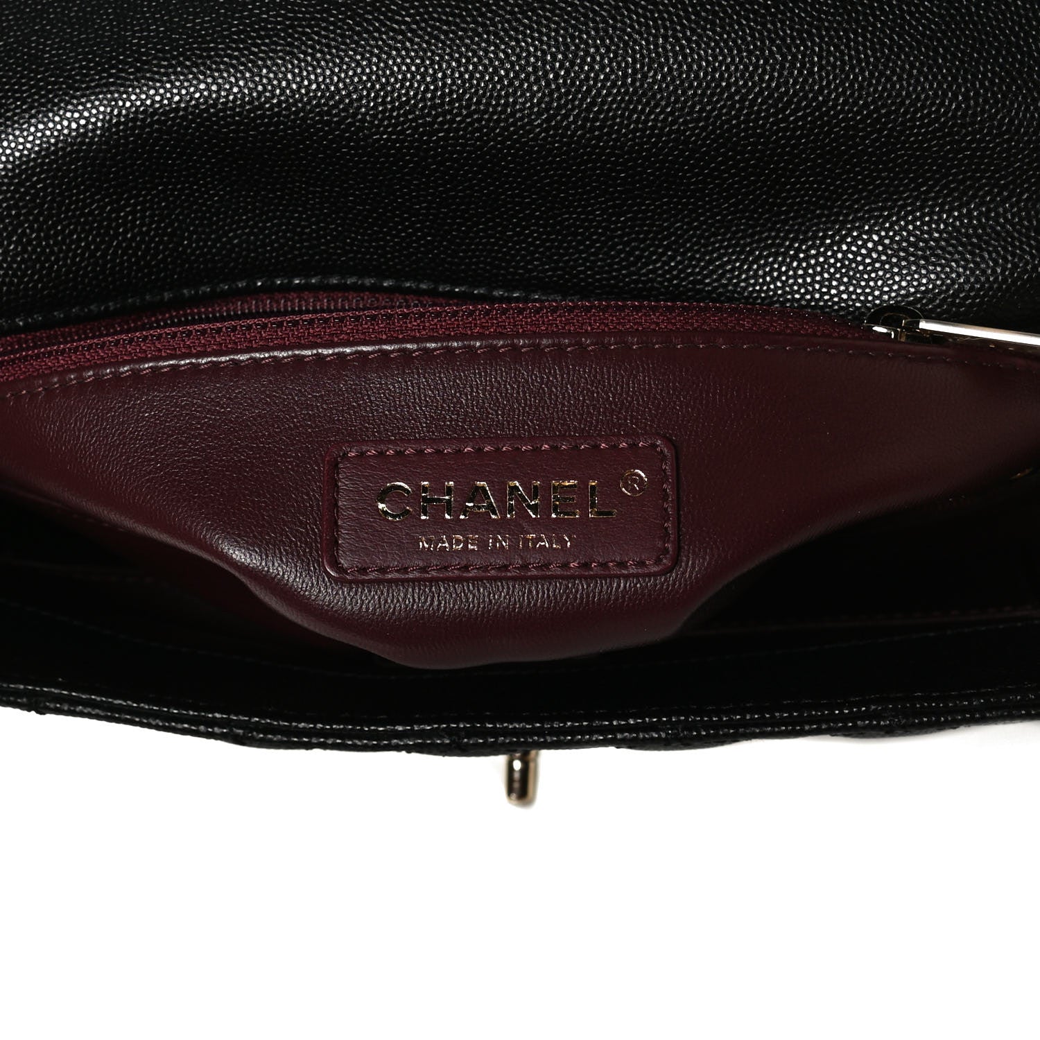Chanel Caviar Quilted Small Coco Handle Flap Black 6 of 12