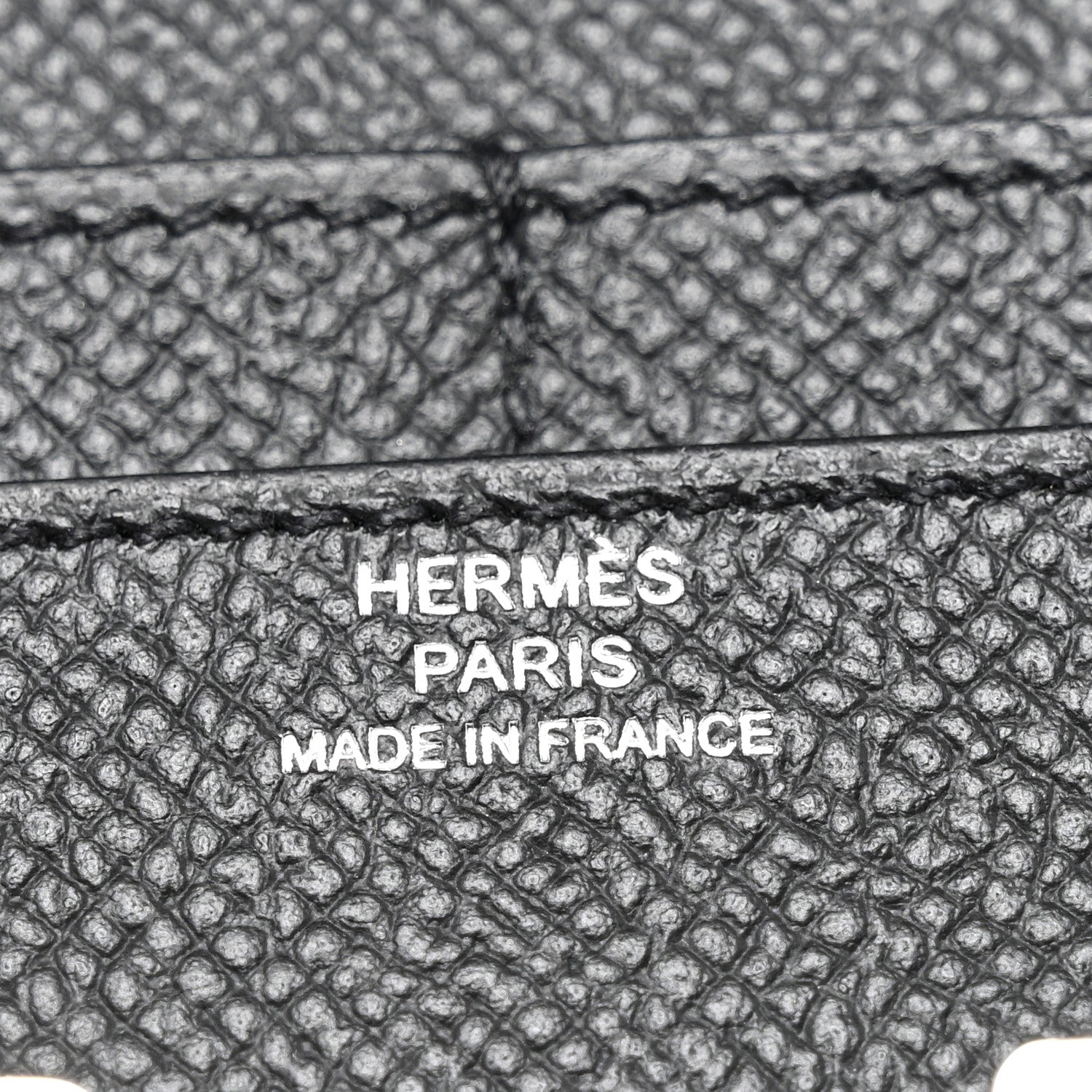 Hermes Epsom Constance Compact Passant Wallet Black 6 of 8