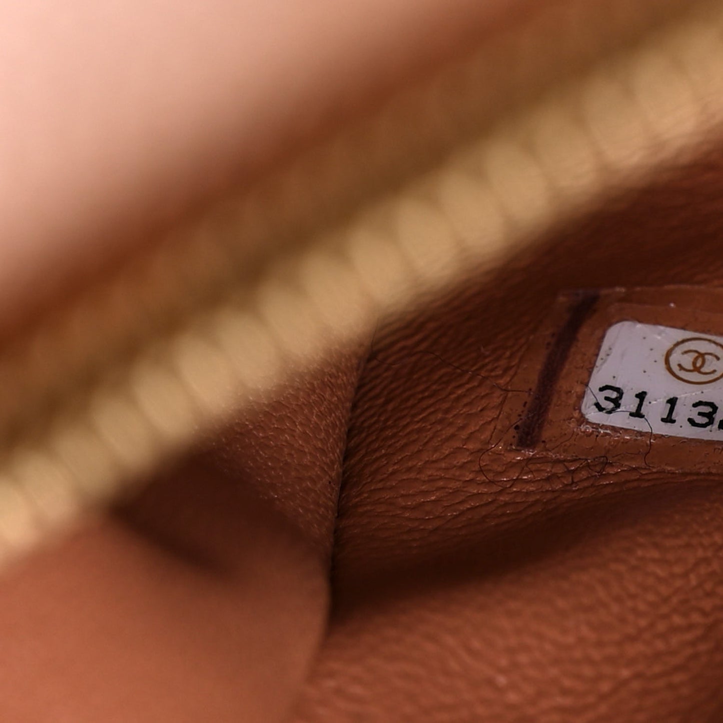 Caviar Quilted Small Coco Handle Flap Brown