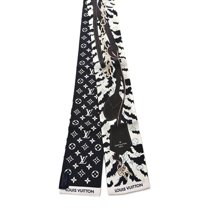 Louis Vuitton Silk Monogram Confidential Tigergram Cream 2 of 3