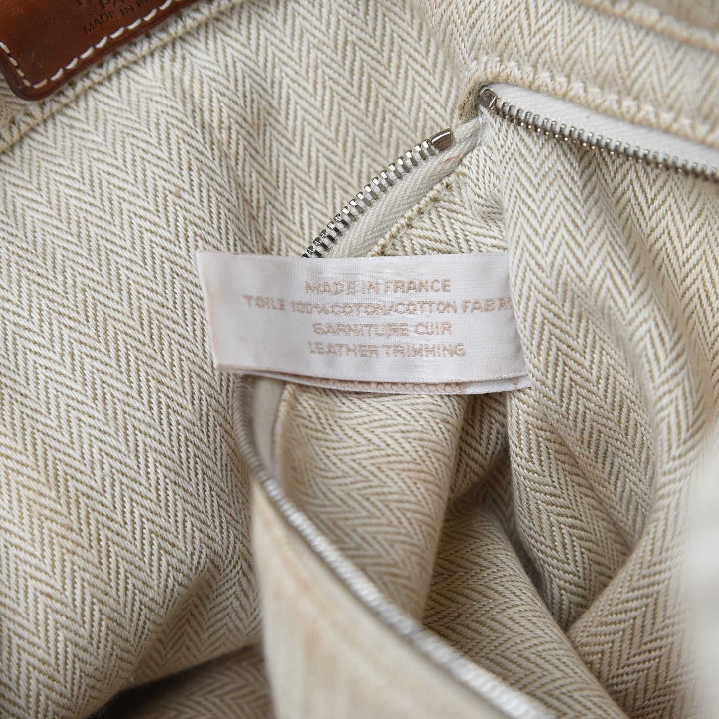 Canvas Barenia Fourbi 25 MM Pouch Naturel Fauve