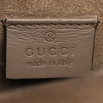 Gucci GG Supreme Monogram Suede Crystal Small Dionysus Shoulder Bag Beige Ebony Taupe 5 of 13
