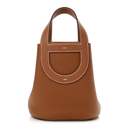 Hermes Taurillon Clemence Swift In-The-Loop 18 Bag Gold 1 of 11