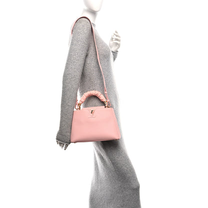 Louis Vuitton Taurillon Scrunchie Capucines BB Bubble Gum Pink 2 of 9