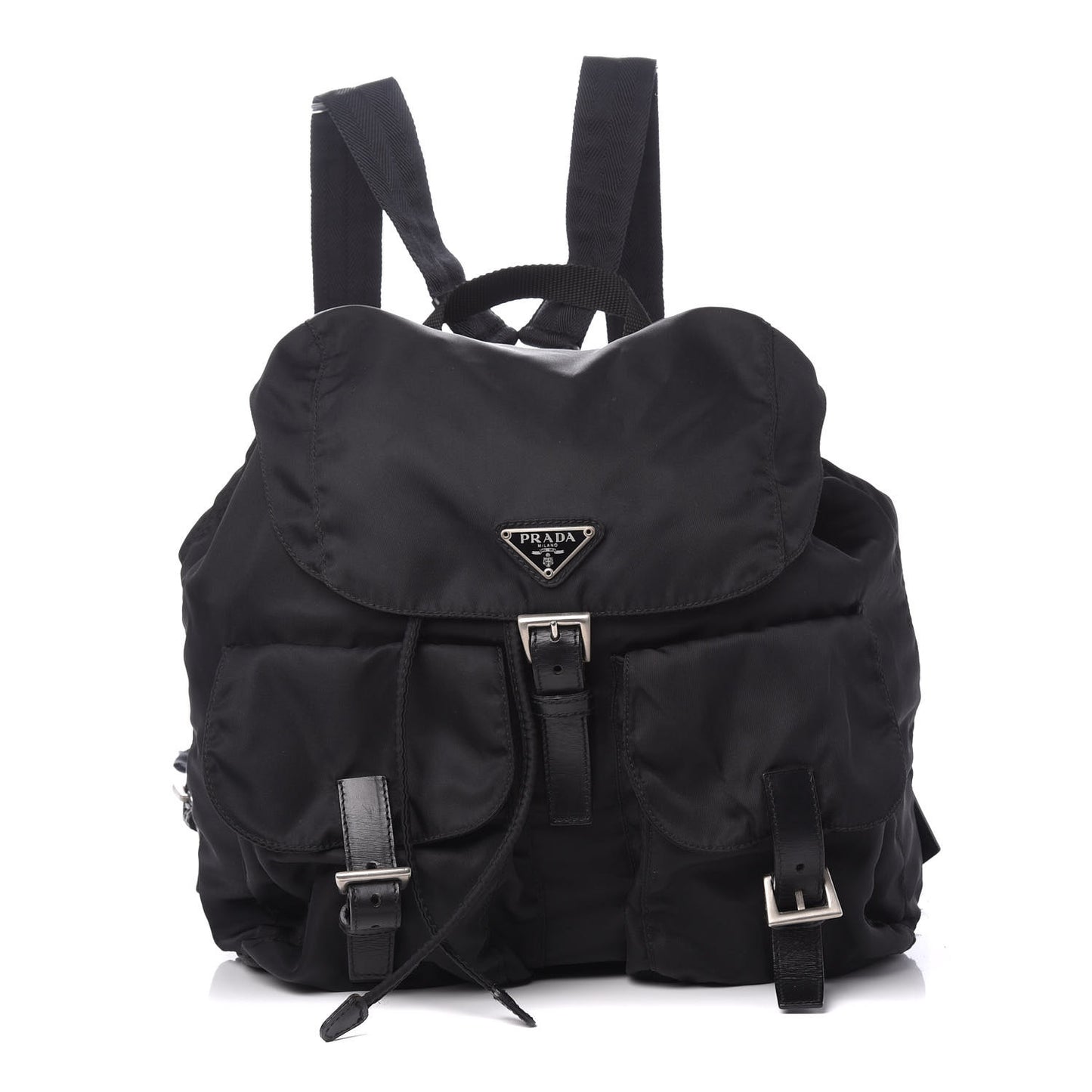 Nylon Vela Medium Backpack Black