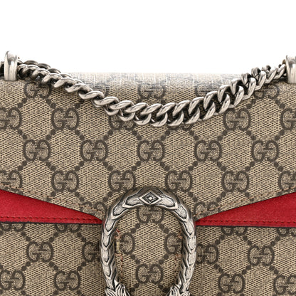 Gucci GG Supreme Monogram Mini Dionysus Shoulder Bag Hibiscus Red 8 of 12
