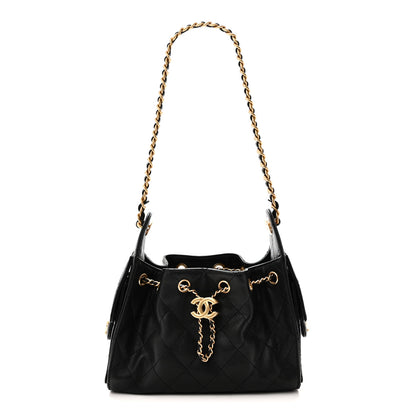 Chanel Caviar Quilted Mini Chanel 25 Handbag Black 1 of 10