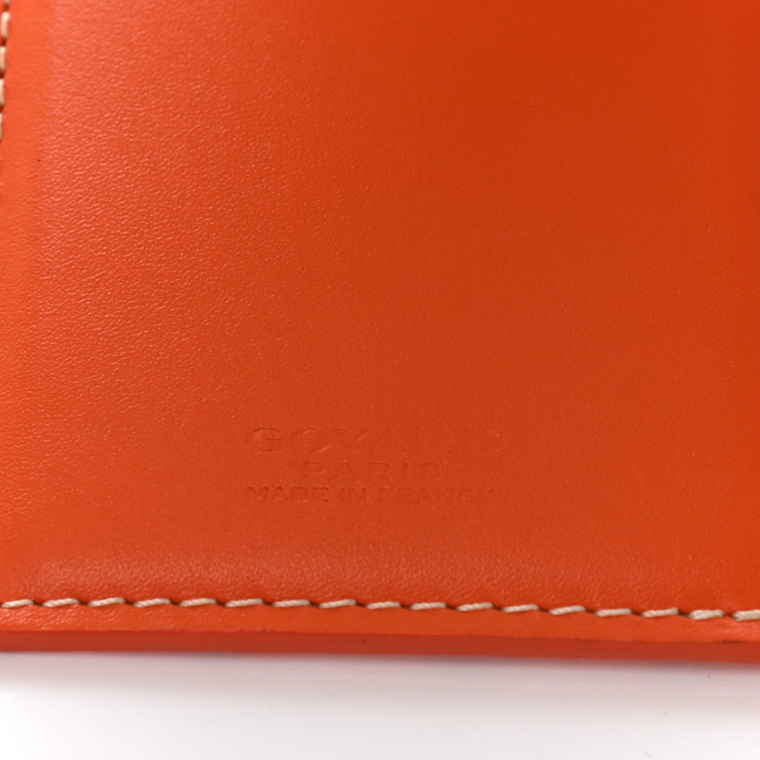 Goyard Goyardine Saint Pierre Card Holder Orange 6 of 7