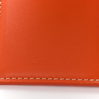 Goyard Goyardine Saint Pierre Card Holder Orange 6 of 7