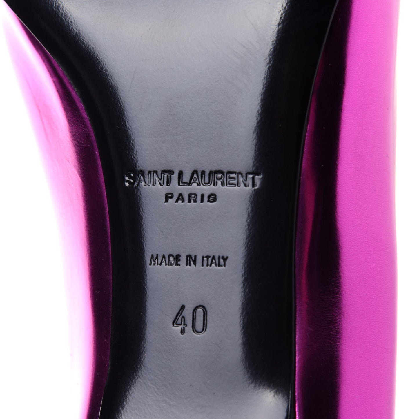Metallic Calfskin Kiki 55 Pumps 40 Fuchsia
