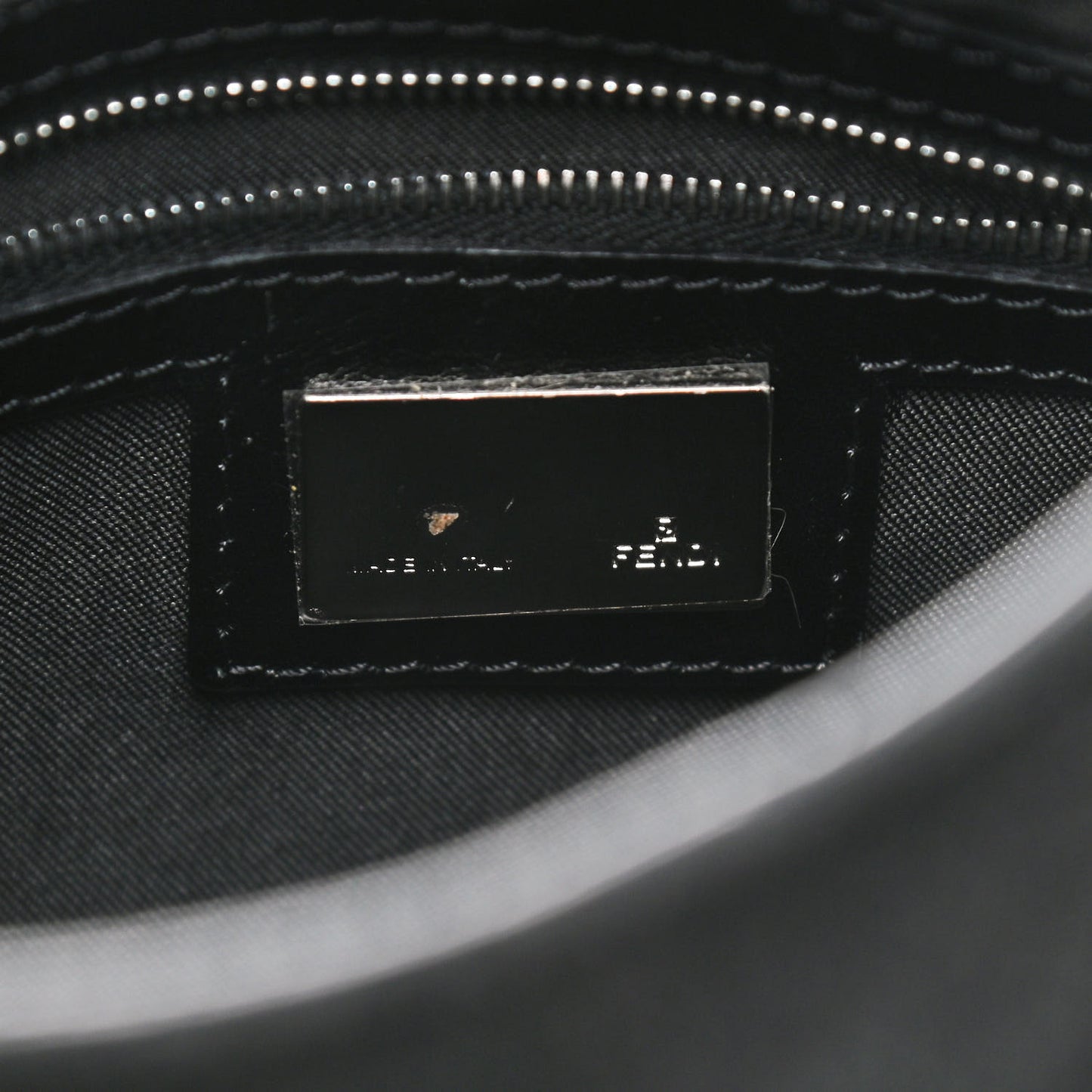 Suede Studded Hobo Black