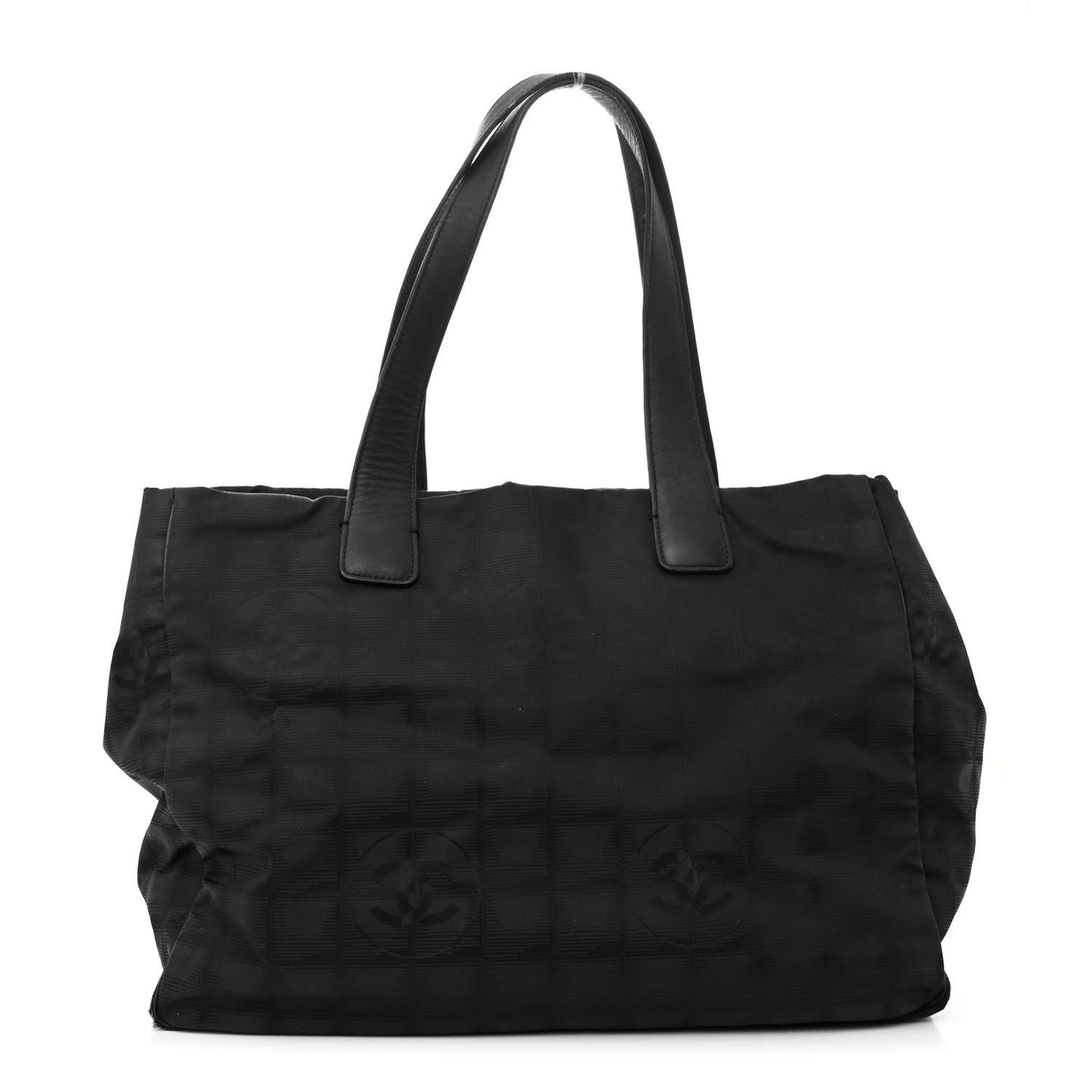 Nylon Medium Travel Tote Black