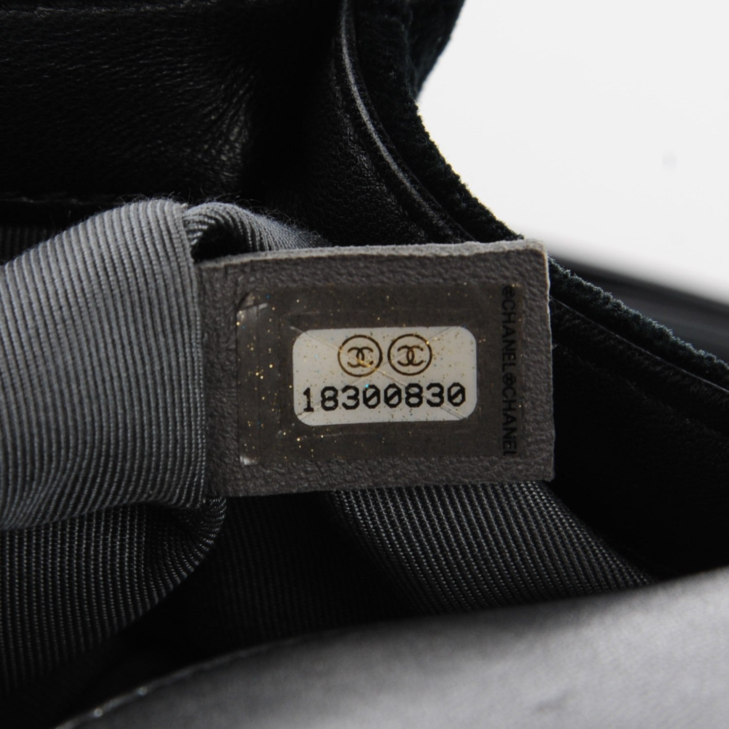 Chanel Velvet Quilted Small Boy Flap Black 7 of 8