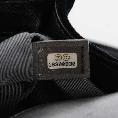Chanel Velvet Quilted Small Boy Flap Black 7 of 8