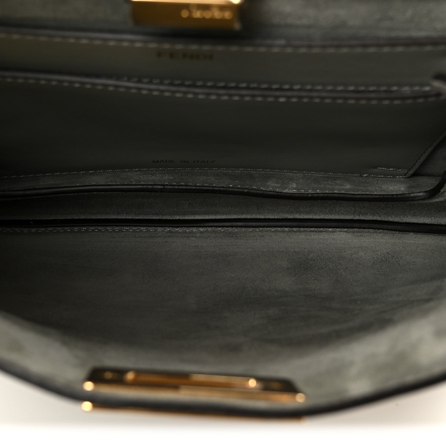 Fendi Vitello Small Soft Peekaboo Satchel Matche Latte 6 of 11