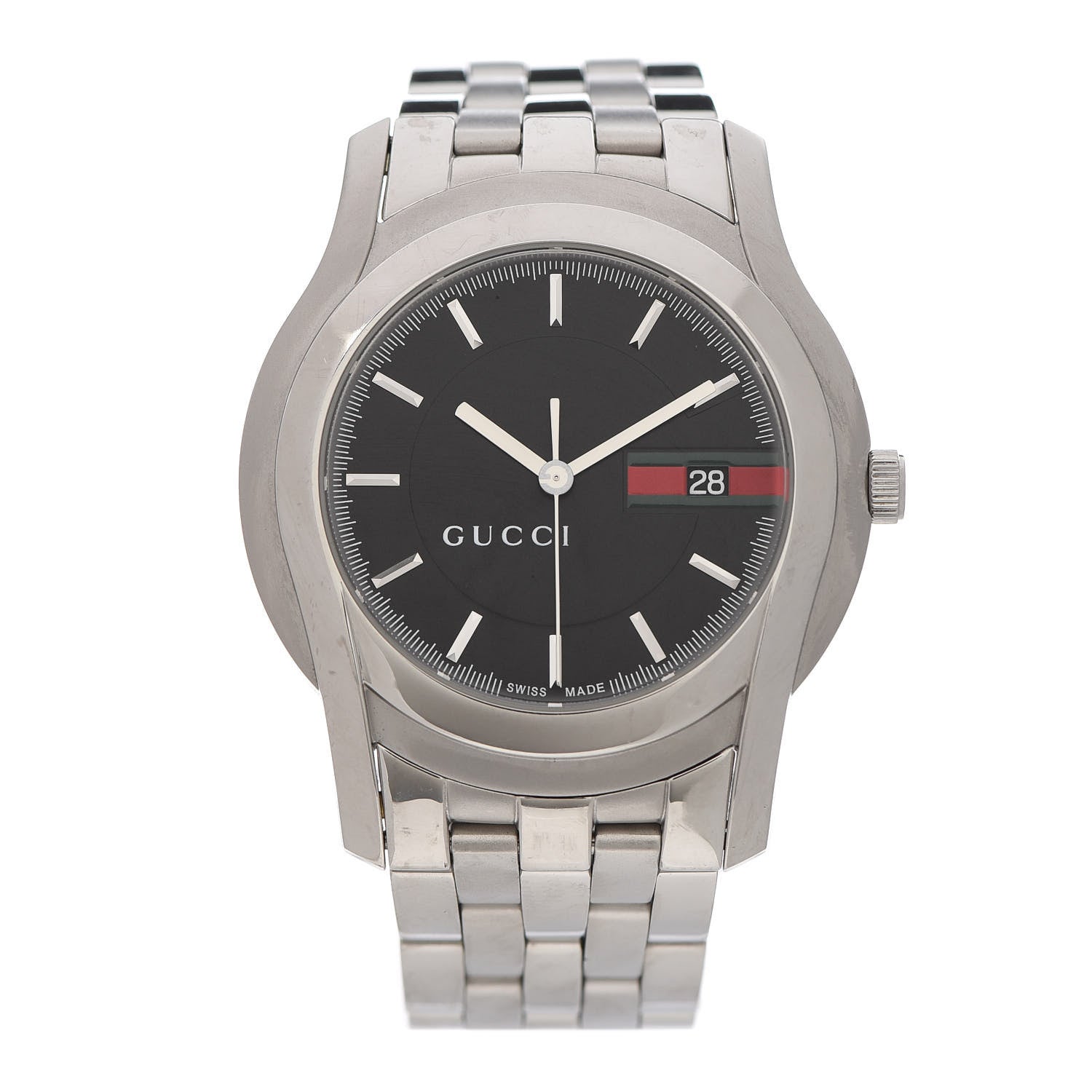 Gucci Stainless Steel 40mm G-Timeless Quartz Watch Black 1 of 4