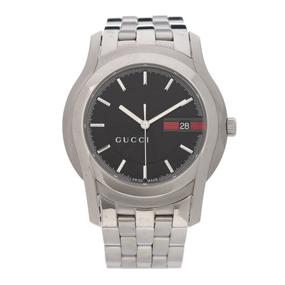 Gucci Stainless Steel 40mm G-Timeless Quartz Watch Black 1 of 4