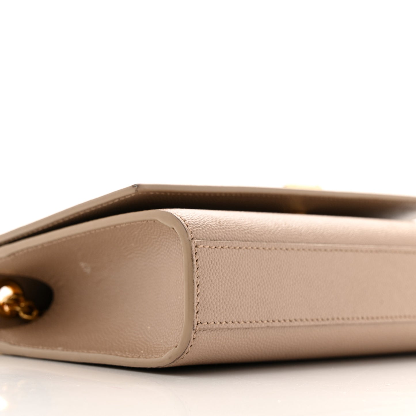 Grain De Poudre Small Monogram Kate Satchel Dark Beige