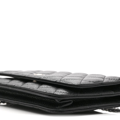 Chanel Caviar Quilted Wallet on Chain WOC Black 11 of 11