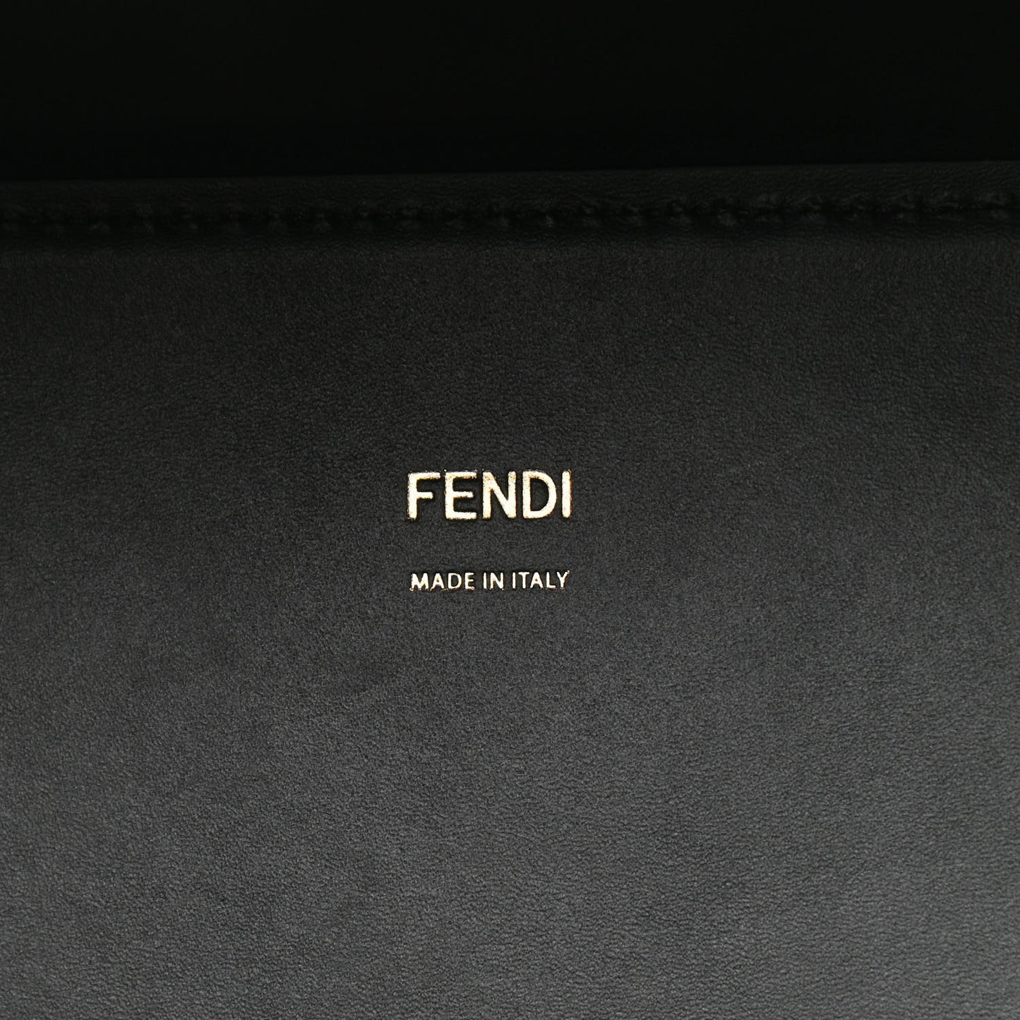 Vitello King Plexiglass Medium Fendi Sunshine Shopper Tote Black