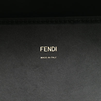 Fendi Vitello King Plexiglass Medium Fendi Sunshine Shopper Tote Black 5 of 11