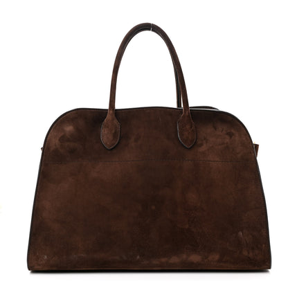 The Row Suede Soft Margaux 15 Mocha 1 of 10