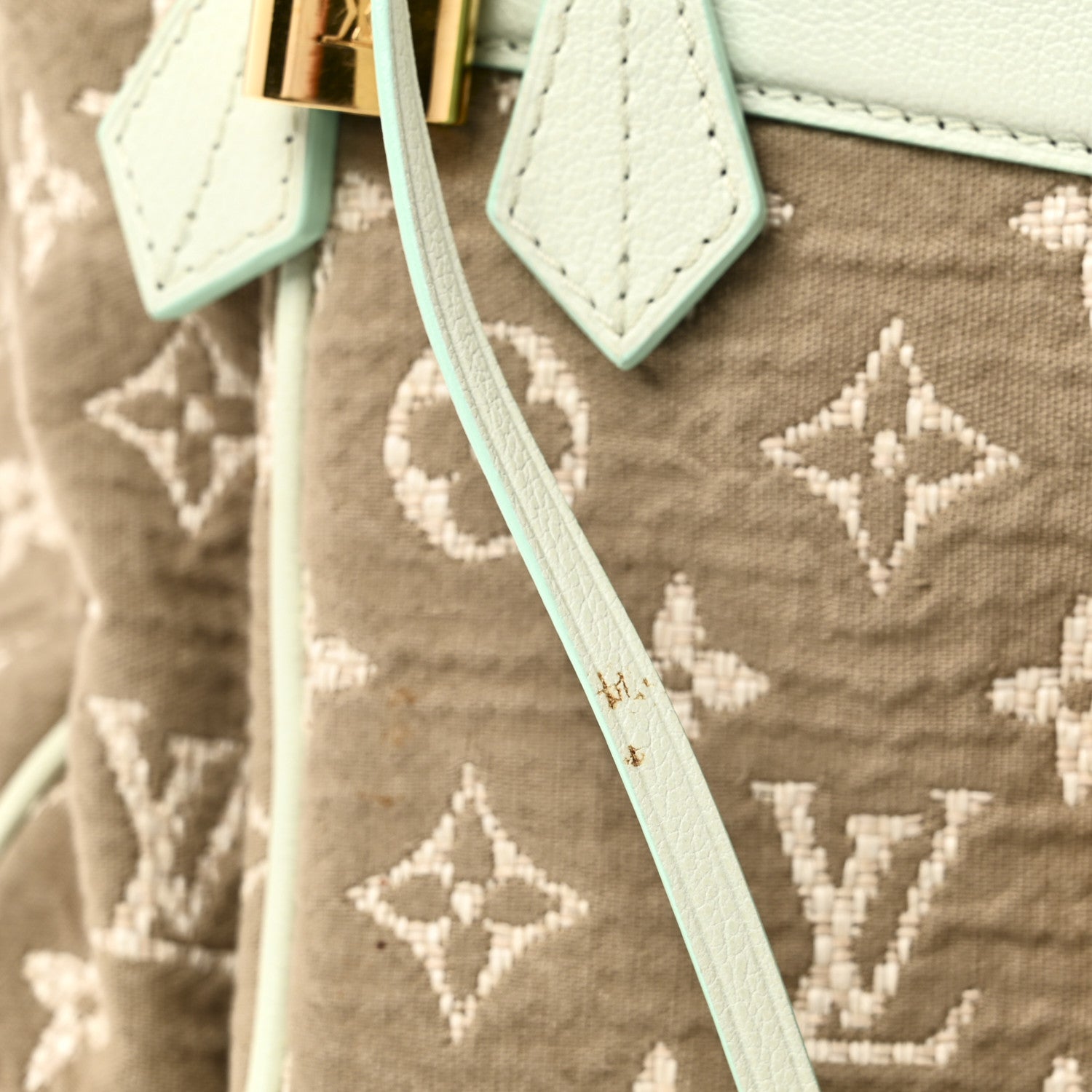 Louis Vuitton Monogram Sabbia Cabas GM Light Blue 11 of 11