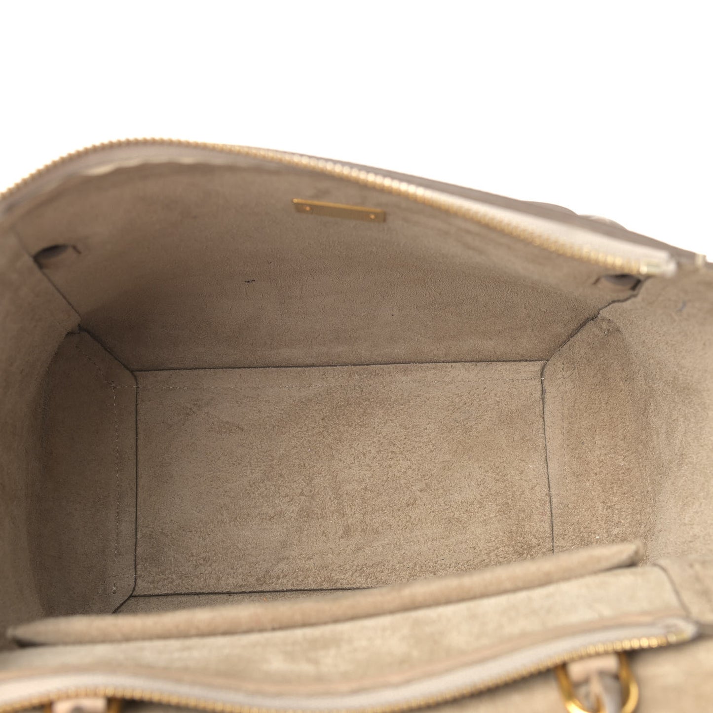 Grained Calfskin Micro Belt Bag Light Taupe