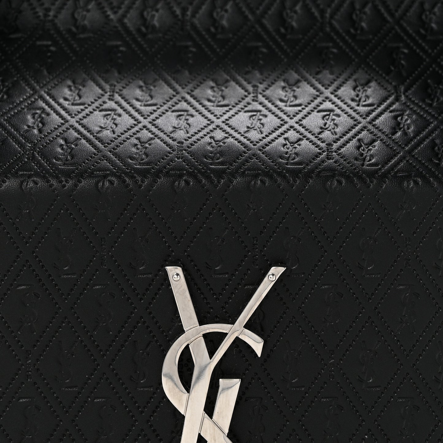 Calfskin Monogram Take Away Box Black