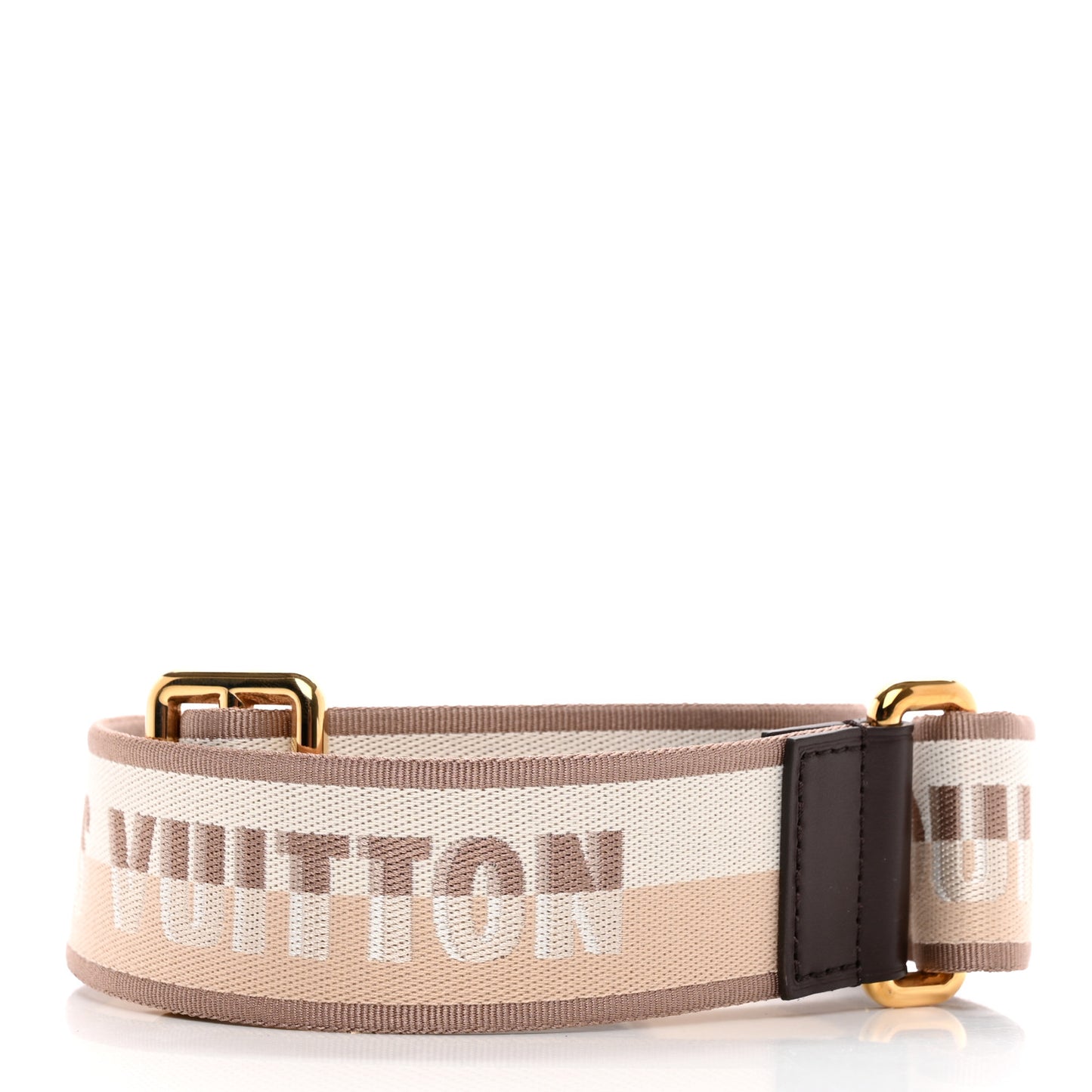 Jacquard Speedy Bandouliere 20 Shoulder Strap Beige Brown