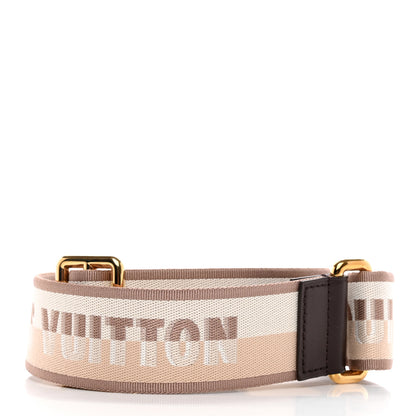 Louis Vuitton Jacquard Speedy Bandouliere 20 Shoulder Strap Beige Brown 2 of 4